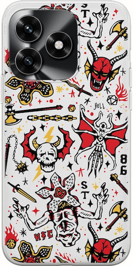 Stranger Things Monsters Honor X5c Plus Flexible Tpu Διάφανη Σιλικόνη
