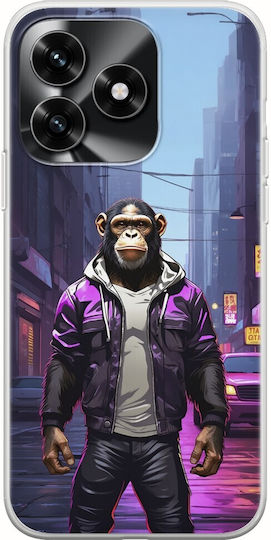 Street Animals Chimpanzee Honor X5c Plus Flexible TPU Transparent Silicone
