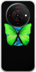 Green Butterfly Zte Blade A76 5g Flexible Tpu Διάφανη Σιλικόνη Green Butterfly Zte Blade A76 5g Flexible Tpu Διάφανη Σιλικόνη