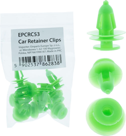 Einparts Комплект 10 Пластмасови Клипсове Chrysler 6503204 За Обшивка И Закопчалки