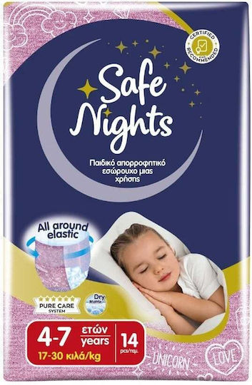 Babylino Diaper Pants Safe Nights for 17-30kg 14 Pieces