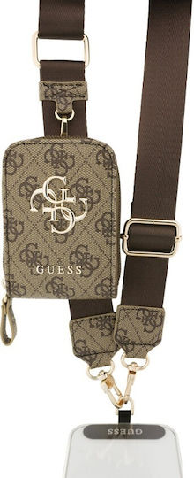 Guess Guess Strap Pu 4g Brieftasche Synthetisches Leder Braune