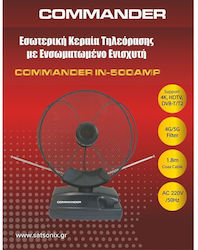 Commander In-500amp Εσωτερικη Κεραια Τηλεορασης Ενσωματωμενο Ενισχυτη Commander In-500amp Εσωτερικη Κεραια Τηλεορασης Ενσωματωμενο Ενισχυτη