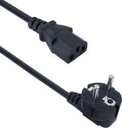 Detech Καλώδιο Ρεύματος Pc 3m Μαύρο Detech Καλώδιο Ρεύματος Pc 3m Μαύρο