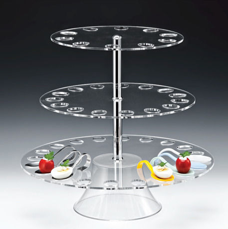Raki Snack Löffelhalter D49xh63cm 45 Fächer 3 Ebenen Acryl