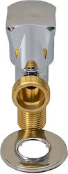 Eck Service Wasserhahn 1 2"-3 4" Chrom Keramik Kartusche Z-Tools Zts 8316