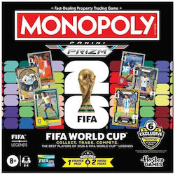 Επιτραπέζιο Παιχνίδι Monopoly Panini Prizm: FIFA World Cup για 2-4 Παίκτες 8+ Ετών G2633 Hasbro