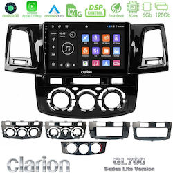 Clarion Car Audio System for Toyota Hilux 2007-2016 with Bluetooth USB and GPS
