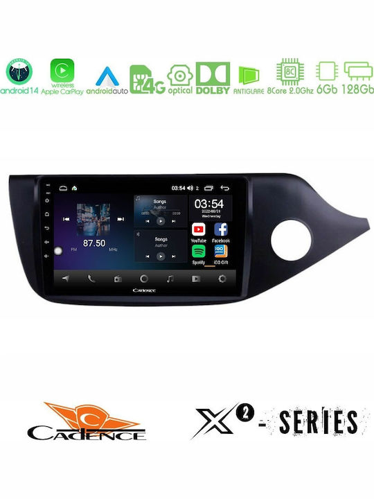 Cadence Ηχοσύστημα Αυτοκινήτου για Kia Ceed / ProCeed 2013-2017 (Bluetooth/USB/WiFi/GPS/Apple-Carplay/Android-Auto) με Οθόνη Αφής 9"