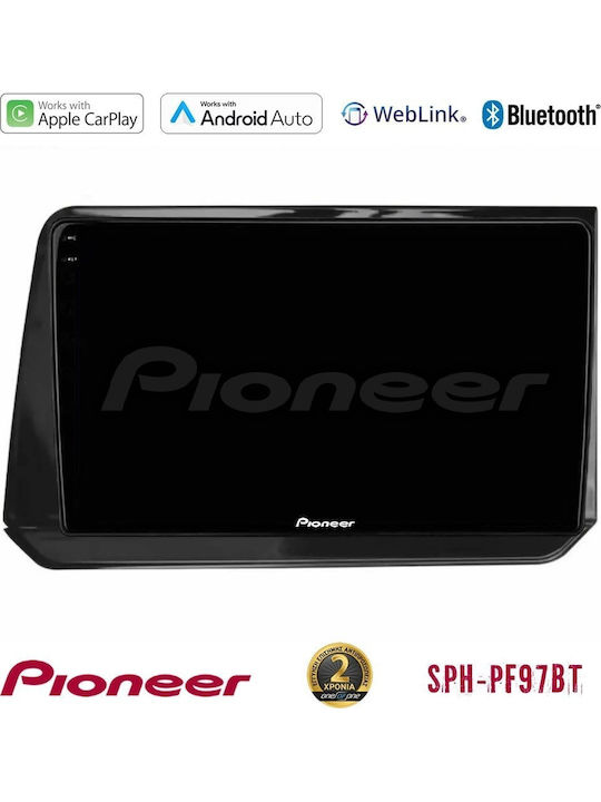 Pioneer Car Audio System for Nissan Note 2021+ Bluetooth USB AUX WiFi GPS Apple CarPlay Android Auto with 9" Touch Screen