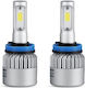 Lămpi Auto H9 Canbus LED 4300K Alb Natural 12-24V / 12V 72W 2 Buc