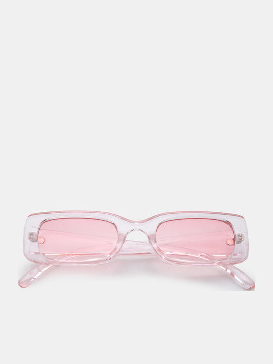Luigi Unisex Γυαλιά Ηλίου με Ροζ Σκελετό και Ροζ Φακό 4856907