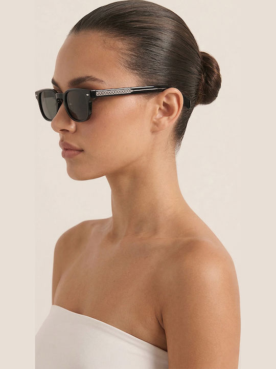 Luigi Unisex Sonnenbrillen mit Silbernem Rahmen und Silbernem Spiegelglas 4855911