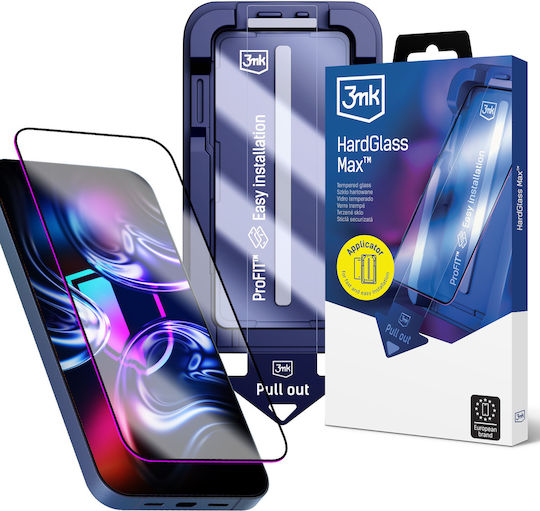3MK Hardglass Max Gehärtetes Glas (iPhone 17e / 16e / 14 / 13 / 13 Pro Xiaomi 14 Pro Realme 14 Pro)