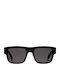 Dior Unisex Sunglasses with Black Horn-Rimmed Frame and Black Lens DIOROBLIQUE S3I 10A0