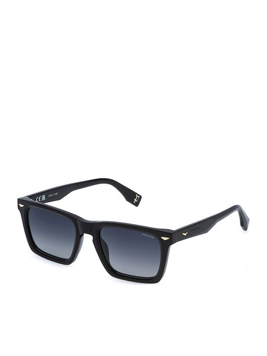 Police Men's Sunglasses With Black Horn-Rimmed ...
