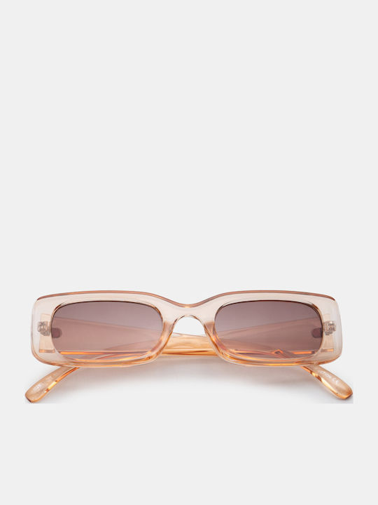 Luigi Unisex Sunglasses With Beige Frame And Beige Lens 4856902