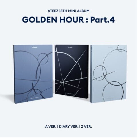 Ateez 13th Mini Album Golden Hour Part4 A Ver Diary Ver Z Ver Random Pick