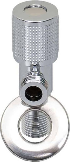Corner Valve 1 2"-1 2" Chrome Ceramic Cartridge Z-tools Zts 8315