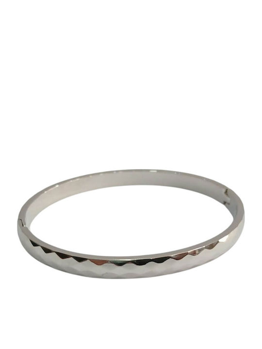 Kalliopi Silver Γυναικείο Βραχιόλι από Ατσάλι Επιχρυσωμένο 6cm