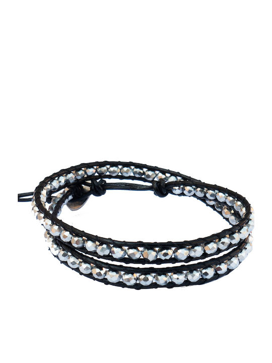 Theodora's Jewellery Дамска Кожена Гривна