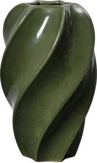 Broste Copenhagen Vază Ceramică Verde Y32cm