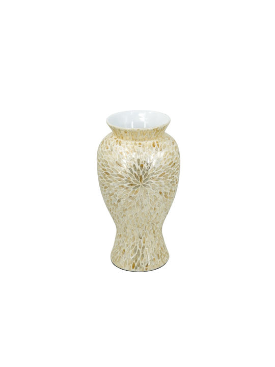 Artekko Dekorative Bambusvase Ecru 28x28xH50cm