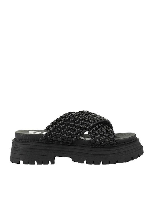 Buffalo Sandals Black