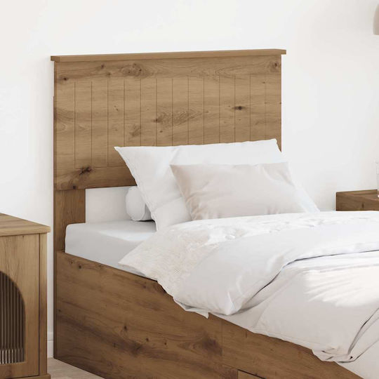 vidaXL Wooden Bed Headboard Brown 78x90cm
