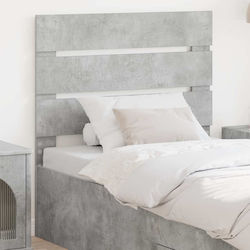vidaXL Wooden Bed Headboard Gray 83x100cm