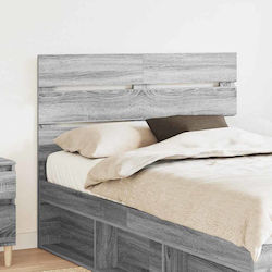 vidaXL Wooden Gray Bed Headboard 123x100cm