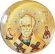 Glass Magnet 34mm Saint Nicholas A