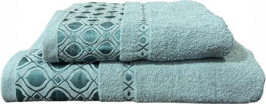 SpitiBazaar Bath Towel 70x140cm Petrol Blue Weight 400gsm