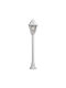 Eurolamp Φωτιστικό Κολωνάκι Εξωτερικού Χώρου IP55 για Ντουί E27 Λευκό