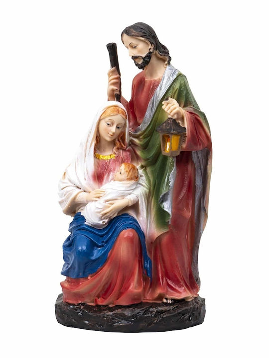 Decorative Resin Statuette Holy Family Height 20cm Zts 8046