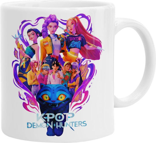 Koupakoupa Kpop Demon Hunters Huntrix Керамична Кафява Чаша 330ml