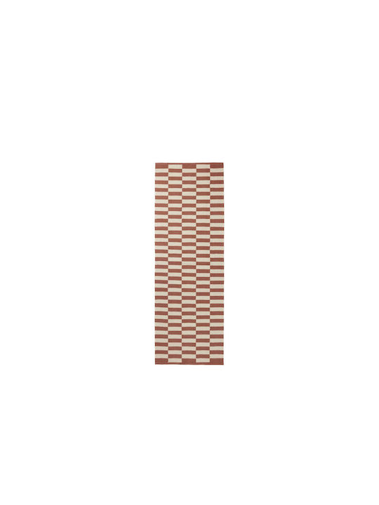 Broste Copenhagen Χαλί Βαμβακερό 70x200cm Μόκα / Μπεζ