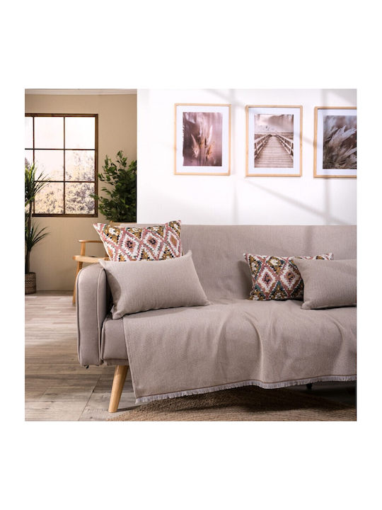 Teoran Bari Dreisitzer-Sofa Wurf Chenille 180x3...