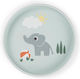 Done by Deer Children's Silicone Food Plate Blue