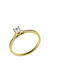 Kontopoulos Single Stone Ring From 18K Gold With Diamond