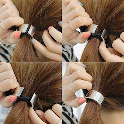 Cuff Hair Elastic Ponytail Gold