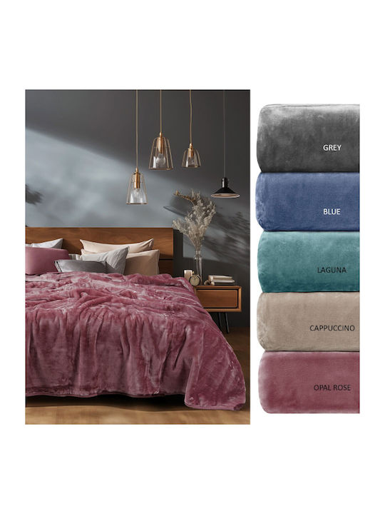 Adam Home 700 Velvet Blanket Double 220x240cm Blue