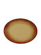Art et Lumiere Shallow Serving Plate from Porcelain