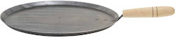 Round Baking Tray Vegetables 30 Cm Diameter Wooden Handle 3890