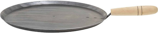 Runde Backblech Gemüse 30 Cm Durchmesser Hölzernes Griff 3890