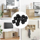 Vidaxl Drawer Catch 6792 Pcs Black 15 x 15 x 15mm PP Copolymer