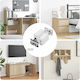 Hanging Cabinet Arm 12 Pcs White 70 x 48 x 19 mm 864832 White