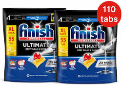 Finish Powerball Ultimate All In One 2x55 Dishwasher Capsules