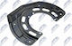 Brake Disc Splash Plate Saab 900 II 1993-1999 2.0L Hatchback Saab 900 II 1993-1999 2.5L Hatchback Saab 900 II 1993-1999 2.3L Hatchback