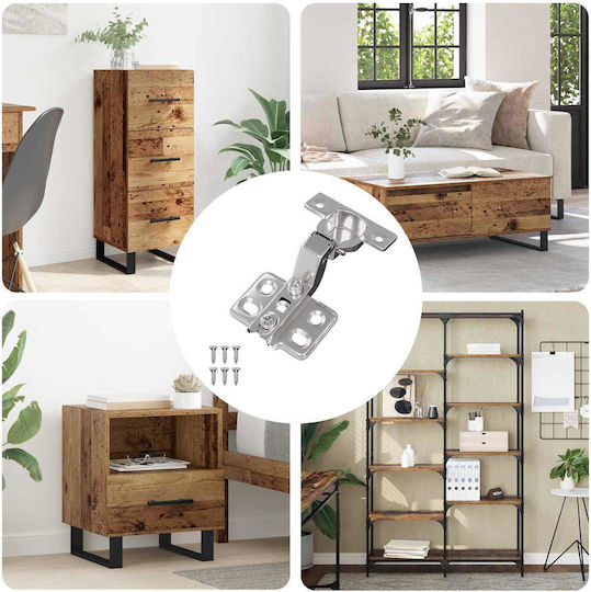 Vidaxl Άξονας 254 Pcs Νίκελ 85 X 52,5 X 9,5 Χιλ Σίδερο